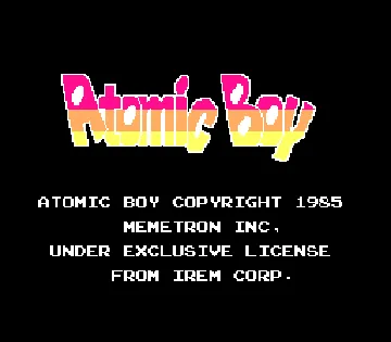 Atomic Boy screen shot title